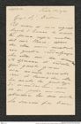 Nachlass Franz Steindachner, Brief von Alberto Perugia an Franz Steindachner (14.04.1881), Inv.Nr. 392.06, Seite 1